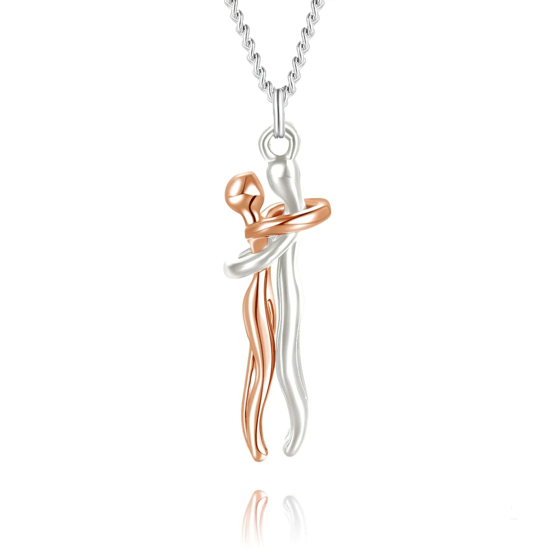 Affectionate Hug Necklace for Couples – Symbol of Love and Connection